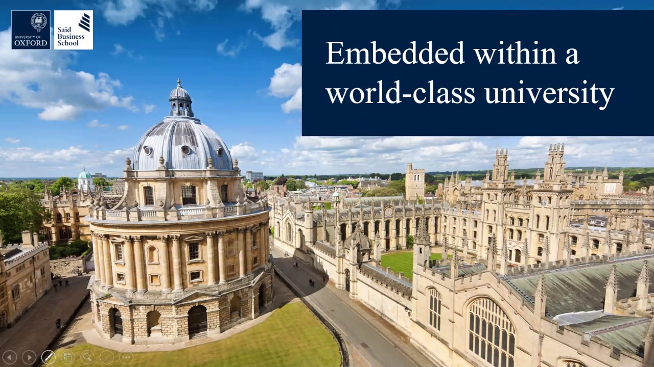 University of Oxford Executive MBA